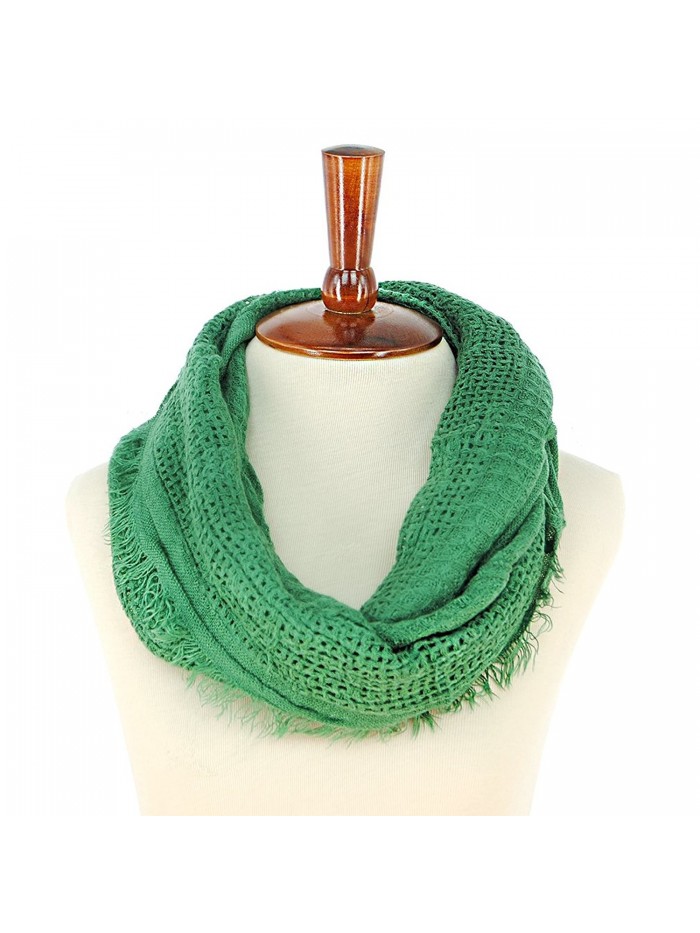 Women Unisex Warm Circle Ring Infinity Scarf Neck Warmer Grunge Net ...