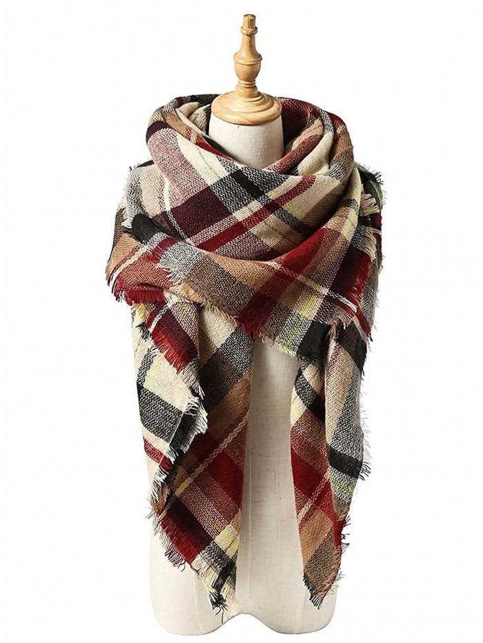 Pashmina Classic Blanket Scarves Scottish - Scottish Stripe Plaid - C61887SM9HI