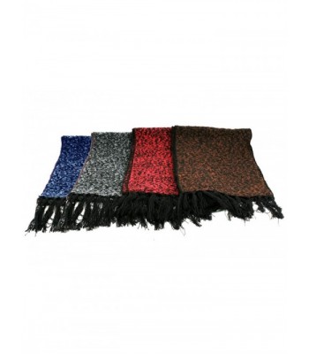 Women Winter Fashion Scarves Muffler With Tassles SF101 - Red - C011BBZ70NZ