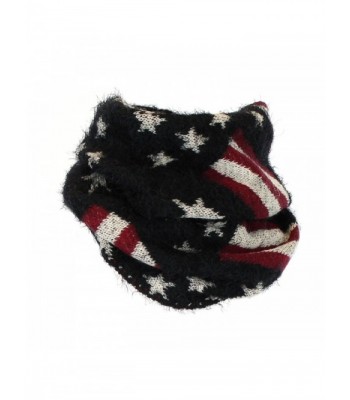 Black Eyelash American Infinity Americana in Cold Weather Scarves & Wraps