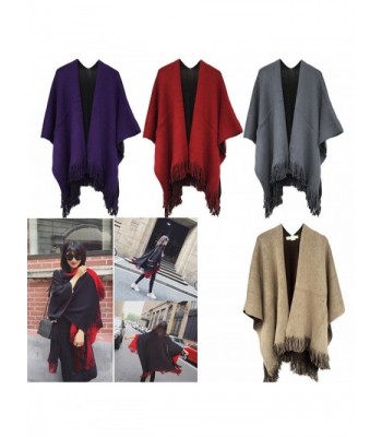 Kocome Fashion Blanket Oversized Poncho in Fashion Scarves