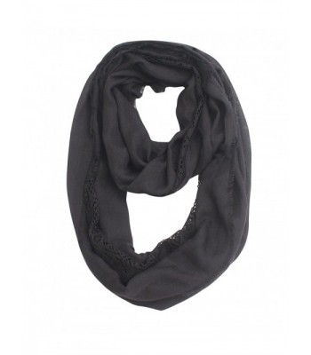 Women Soft Lace Infinity Scarf