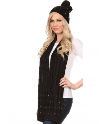 Sakkas CHSS1543 Jewel Studded Beanie in Cold Weather Scarves & Wraps