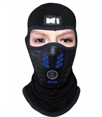 M1 Full Face Cover Balaclava Protection Filter Rubber Mask (BALA-FILT-RUBB-BKBL) - C112G8PL28L