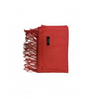 Pashmina Different Colours Seasonal vermilion in Wraps & Pashminas