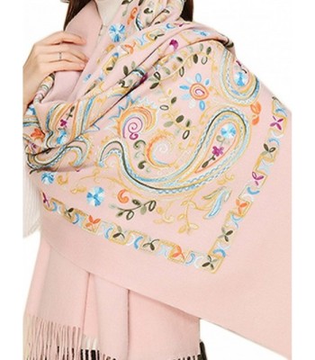 QYQS Womens Pashmina Delicate Embroidered