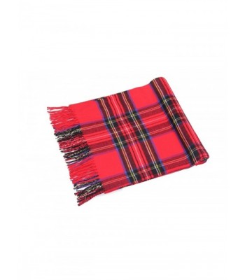 Oversized Scottish Tartan Cashmere Winter in Fashion Scarves