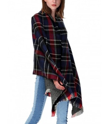 Urban CoCo Womens Blanket Checked in Cold Weather Scarves & Wraps