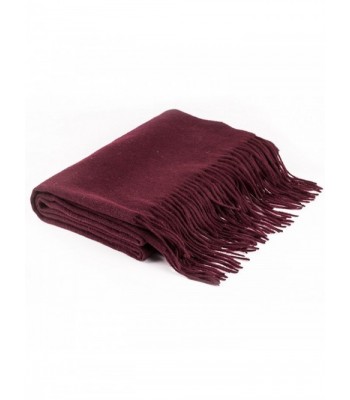 Sanphy Super Soft Scarf 23% Virgin Wool Scarves Warm Long Fashion Scarf - Dark Purple - C61802EET4M
