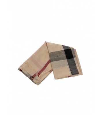 JNTOP Women's Burberry Design Plaid Scarf Wrap - 0828_beige - CG186LZ9EW8