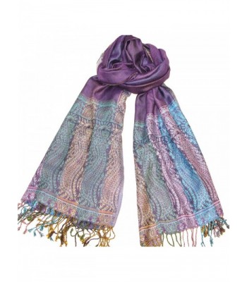 Women's Pashmina Scarf Shawl - Chic Paisley Scarves for Ladies & Girls ...