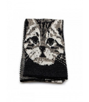 Kitty Cat Scarf Heather Brown