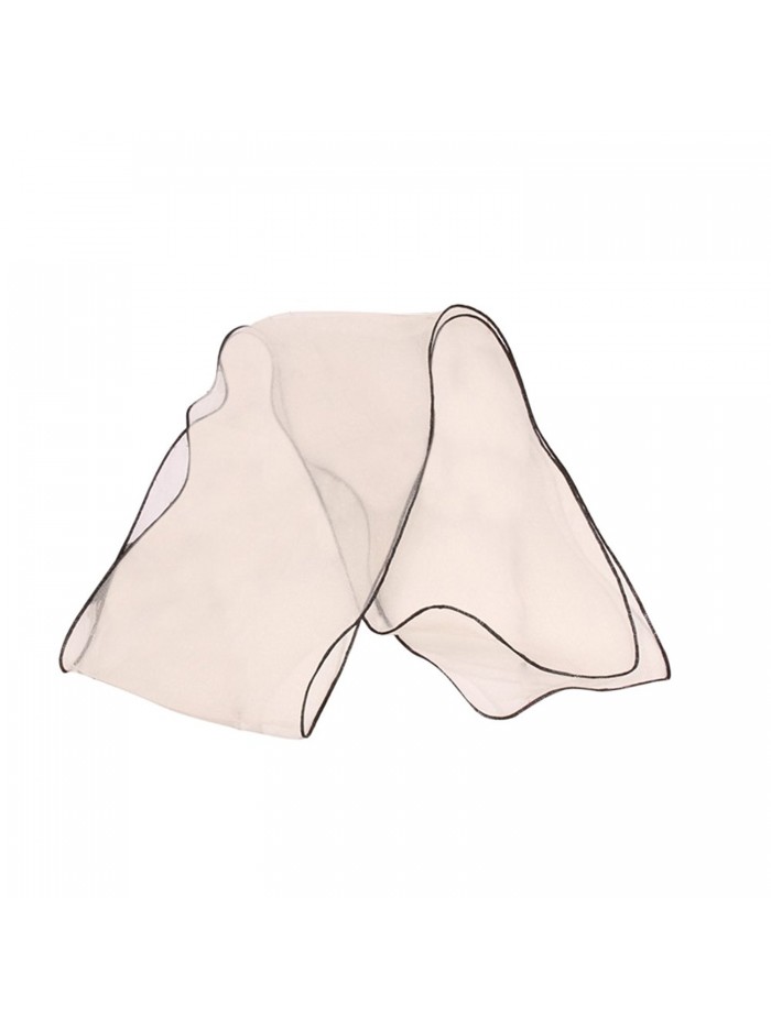 Tinksky Women Neck Scarf Pocket Square Handkerchief Hanky Mothers' Day Gift (Beige) - CM182Z7XKOX