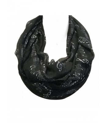 Bowbear Womens Playful Musical Infinity in Fashion Scarves