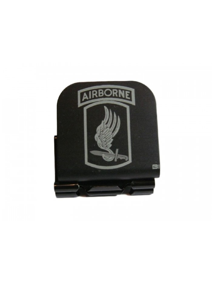 173rd Airborne Patch Laser Etched Hat Clip Black - CR12GD9R0C9