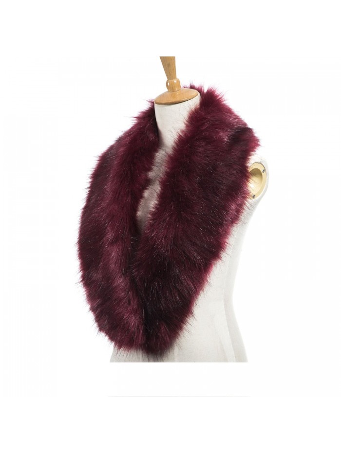 Collar Winter Jacket REDESS Various - Wine Red - CL187OA7KHY