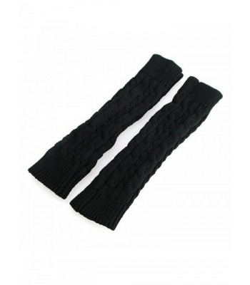 GUAngqi Womens Crochet Fingerless Gloves