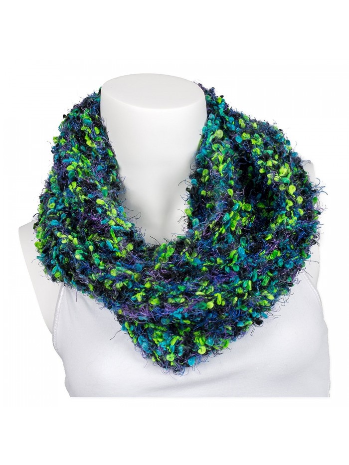 Snoozies Womens Thick and Soft Winter Knit Infinity Scarf - Calypso - Lime Calypso - CM127DHLAJD
