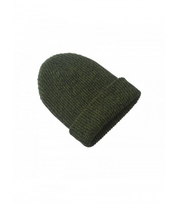 Zodaca Fashion Unisex Warm Thick Slouchy Skull Cap Knitted Beanie Hat - Green - CZ12NE1M32Y