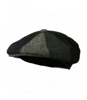 Men's Multi-tone Wool Apple Cap - Grey W16S52C - CV11C0N6QO1