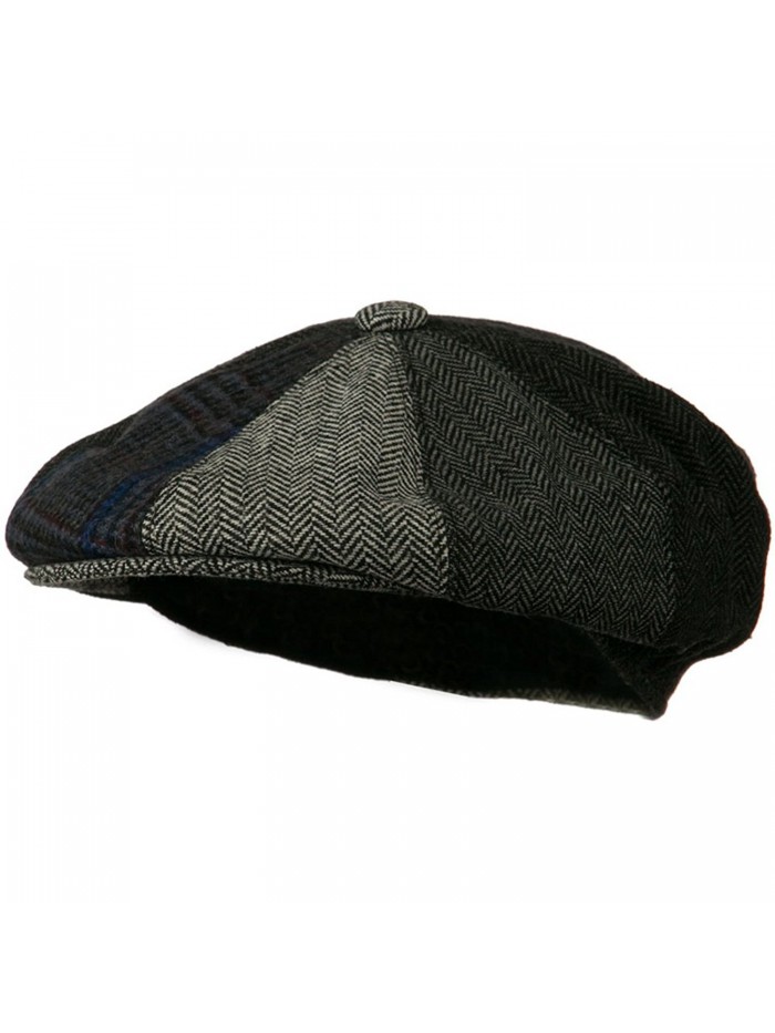 Men's Multi-tone Wool Apple Cap - Grey W16S52C - CV11C0N6QO1