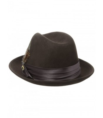 Stacy Adams Crushable Fedora Brown