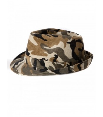 Accessoryo Military Corded Design Trilby in Men's Fedoras