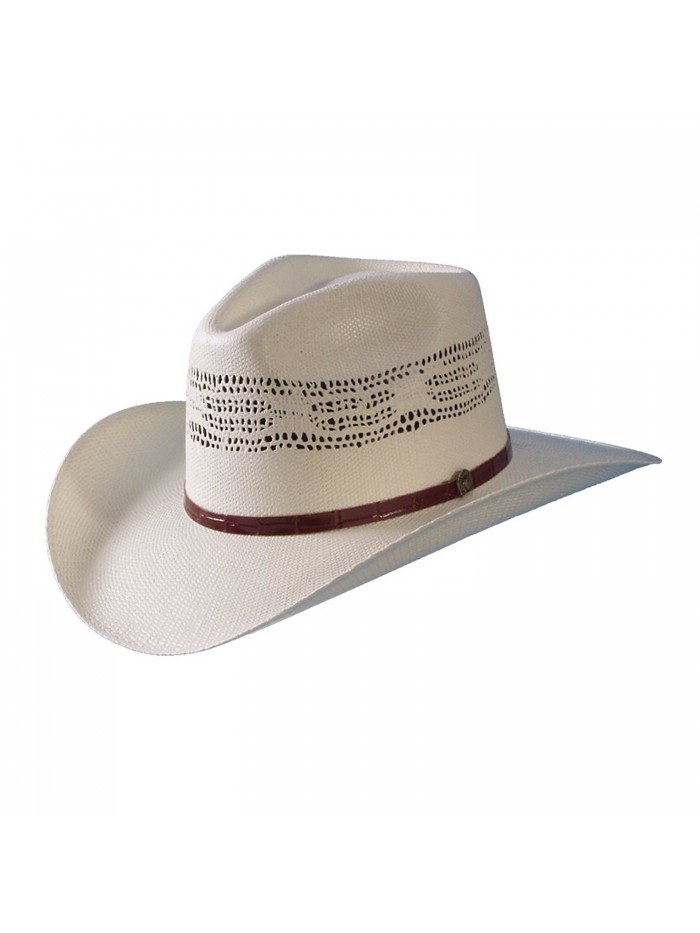 Bangora Straw Australian Hat by Turner Hat - White - C011P6VDVAZ