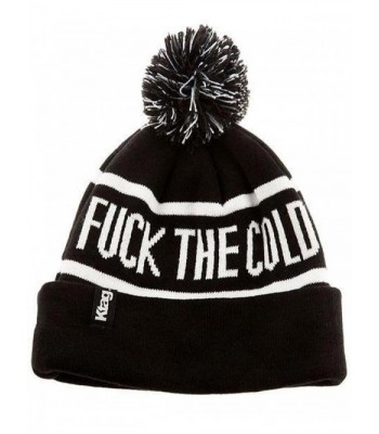 Ktag Clothing Fuck The Cold Beanie by (More Options) - New Black - C0187IC4DKR