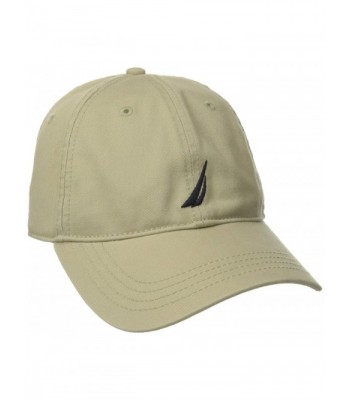 Nautica Men's Twill 6-Panel Cap - Khaki - CF11HX8NKPV