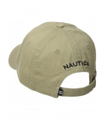 Nautica Mens Twill 6 Panel Khaki