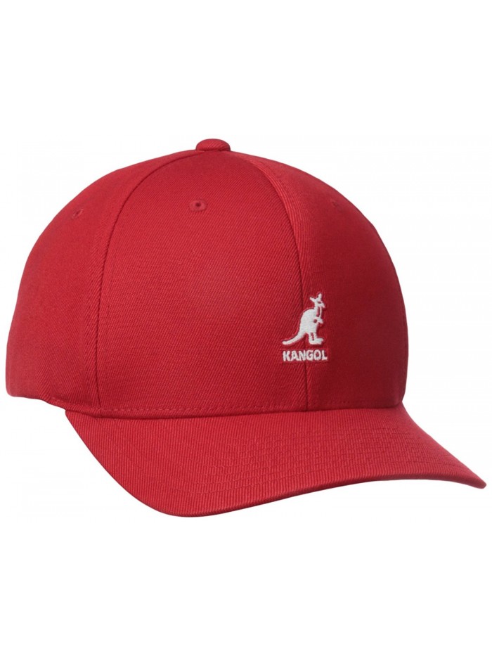 Kangol Men's Wool Flex-Fit Baseball Cap - Rojo - C11203ACKB9