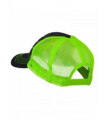 Fashion Quilted Trucker Tone Neon