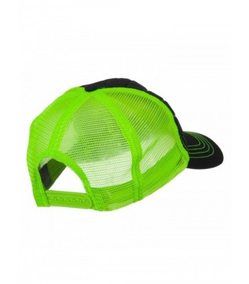 Fashion Quilted Trucker Tone Neon in Men's Baseball Caps