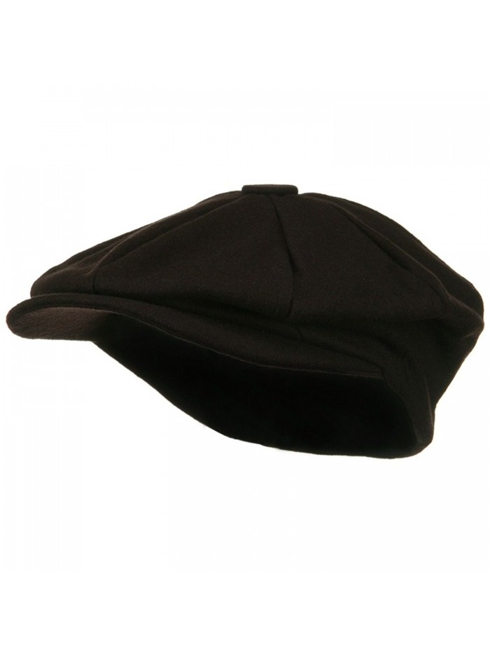 Big Size Melton Apple Newsboy Hat-Brown (For Big Head) - CD1173OX7NZ