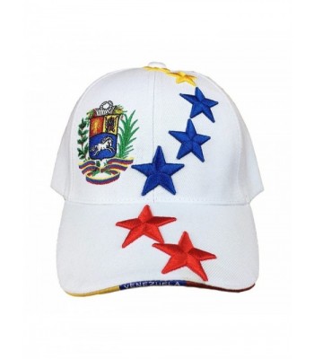 White Baseball Tricolor Stars Venezuela