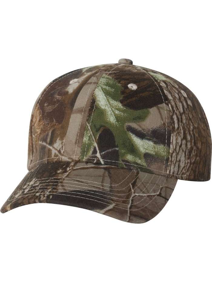 Ikat Kati LC10 Men's Structured Mid-Profile Camouflage Cap - Realtree Hardwood Hd Green - C911IUFL65H