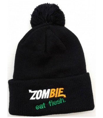 Koopa Shop Pom - pom Design beanie - Zombie - C011R4OT8LJ