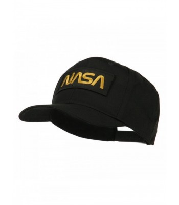Black NASA Embroidered Patched Profile