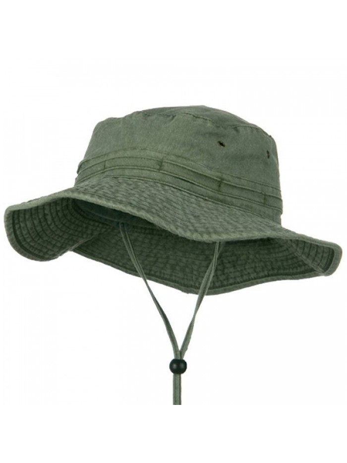 E4hats Extra Big Size Fishing Hats (For Big Head) - Olive - CR1252VLHAJ