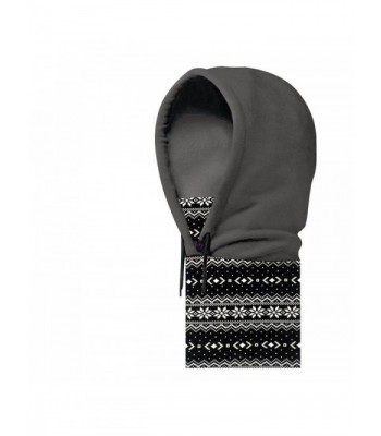 Balaclava Ski Mask - Wind-Resistant Thicken Warm Neck Face Mask Winter Outdoor Hood - Gray-spring - CA12O6EJ3VL