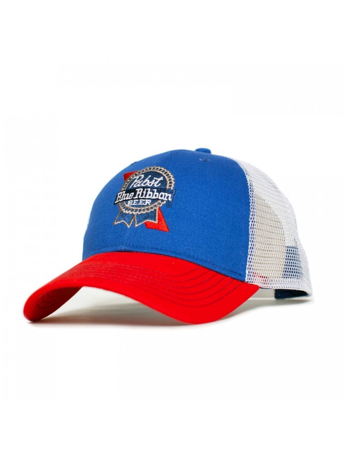 Pabst Blue Ribbon Embroidered Logo Hat - C217WXDZDZE
