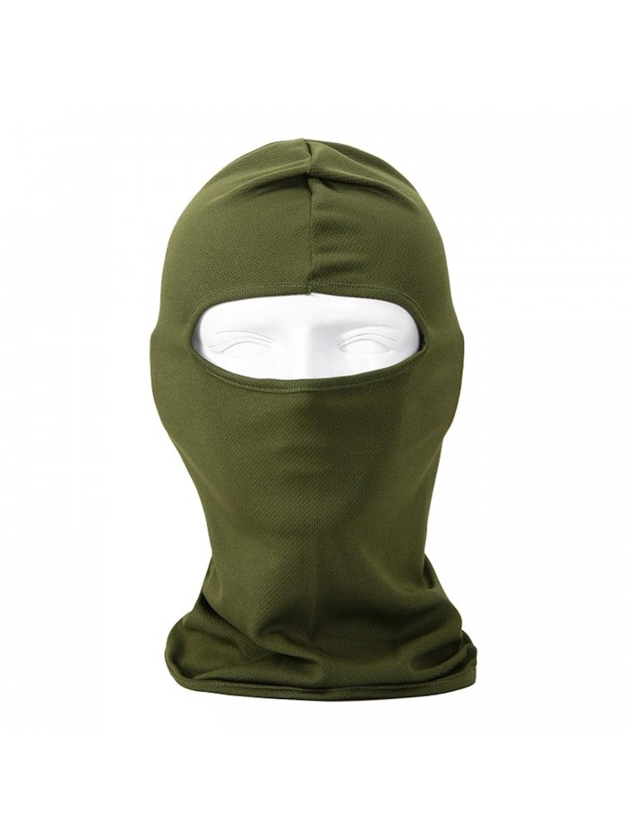 Seoget Candy Color Ultra Thin Ski Face Mask Under A Bike/Football Helmet -Balaclava - Army Green - CK1898ADXSZ