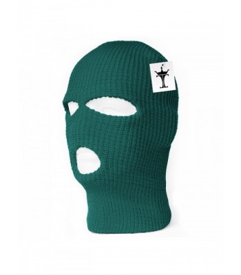 TopHeadwears Hole Face Emerlad Green