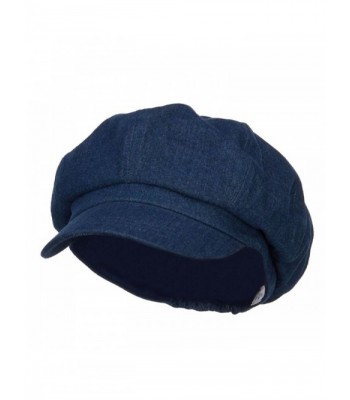 Big Size Cotton newsboy Hat - Denim (For Big Head) - CP12NUMUQ26