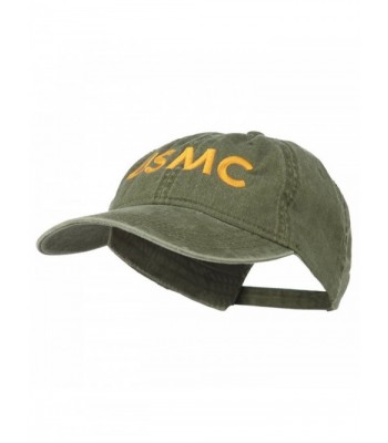 USMC Letter Embroidered Washed Cap