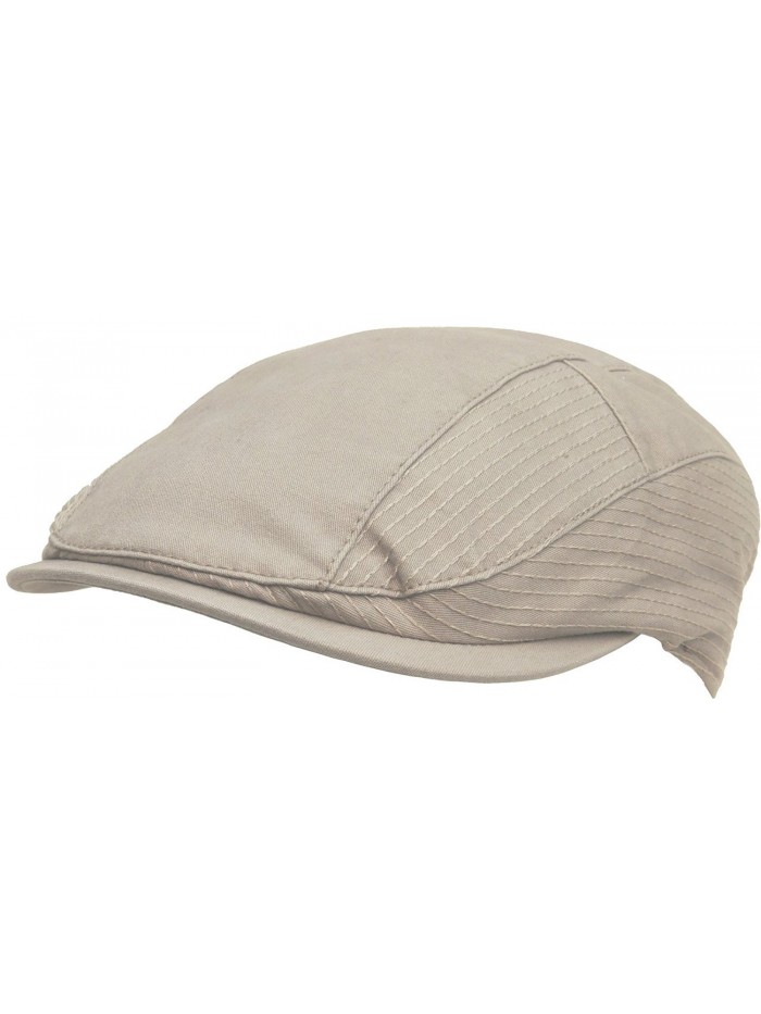 Broner 100% Cotton Ivy Cap Modified Scally Driver Hat Modern Design - Khaki - C712DUKCLXR