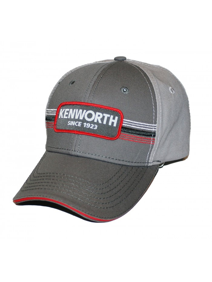 Kenworth Motors Trucks "Since 1923" Charcoal/Gray Front Patch Cap - C817XSQEXKL