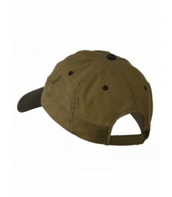 Waxed Cotton Canvas Cap Brown in Men's Baseball Caps