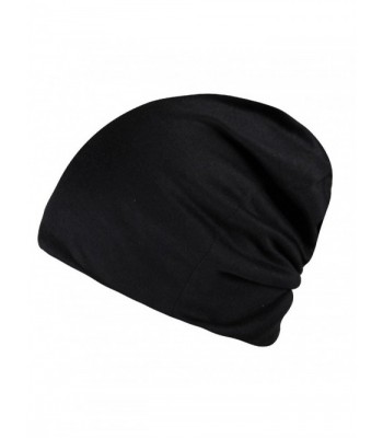 Timol Daily Solid Cap Beanie That Fit Your Head Perfect Stretchy & Soft For Men Women - Black - CY12NV4SP1Y